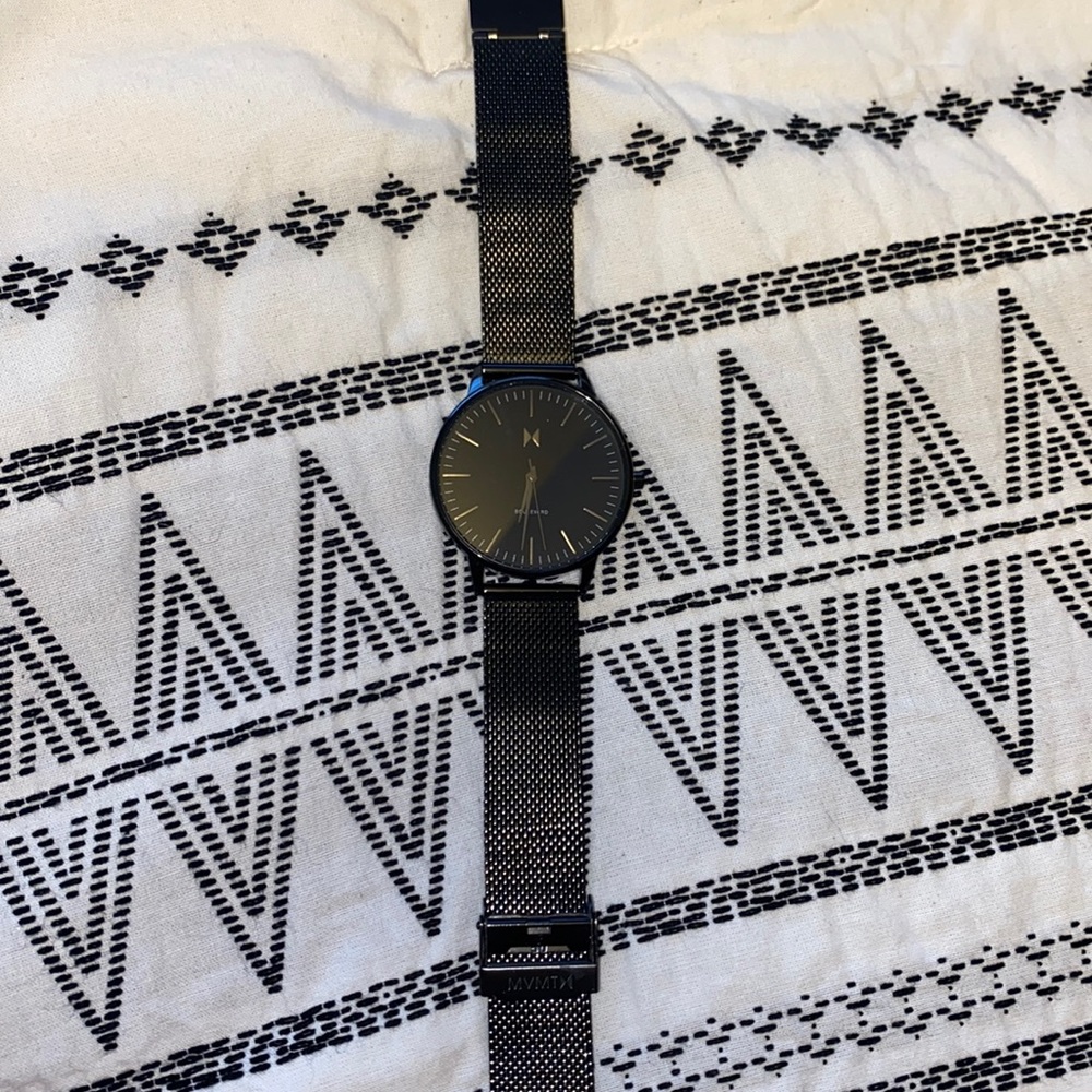 MVMT Black Adjustable Watch